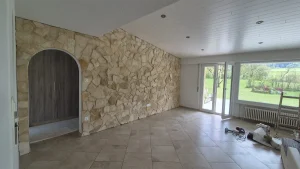 Mur en pierre sur mesure