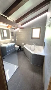 Rénovation d’une salle de bains sous combles