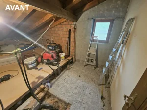 Rénovation d’une salle de bains sous combles