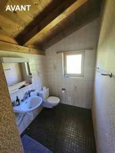 Rénovation d’une salle de bains sous combles